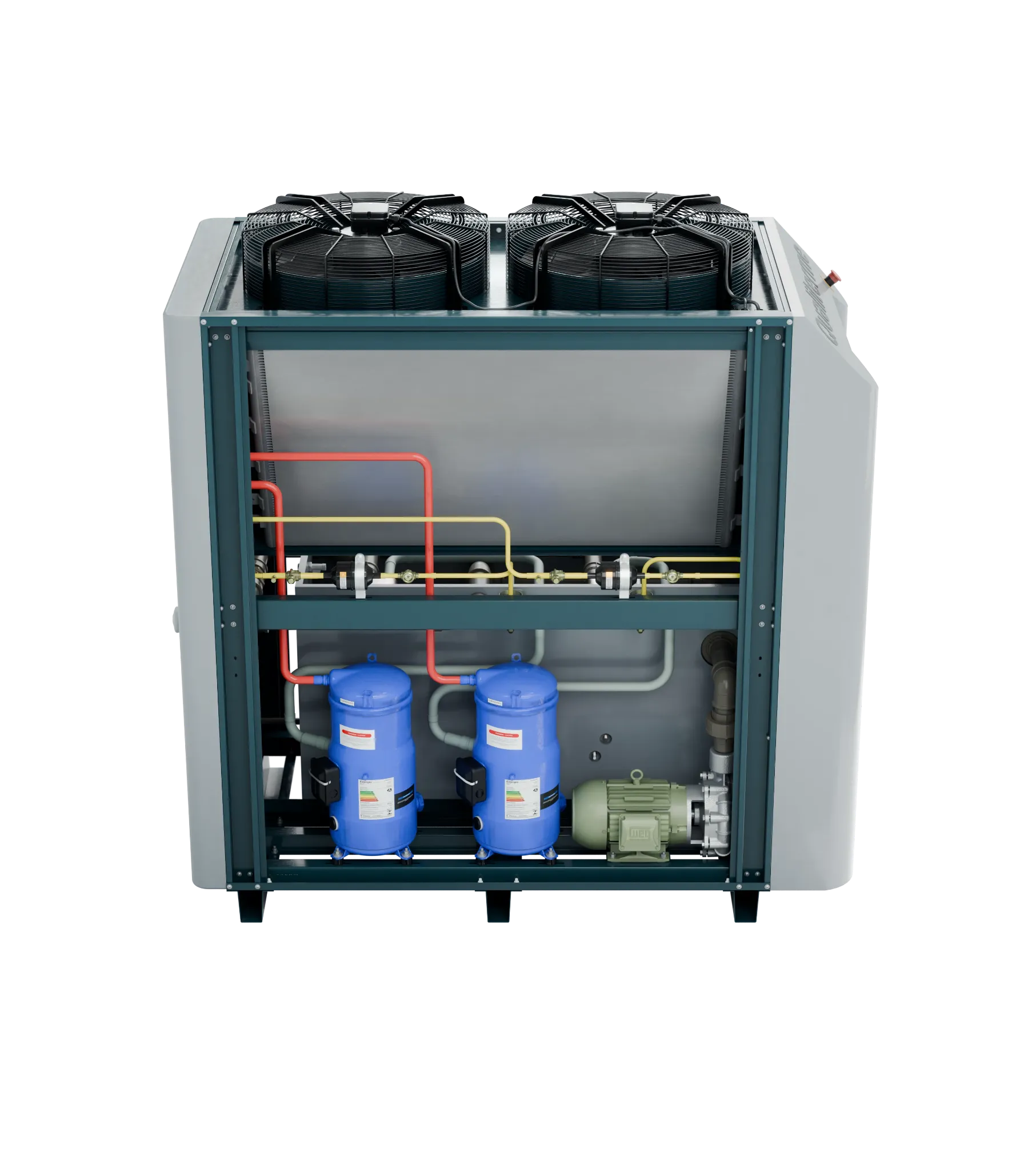 Componentes internos Chiller ECO Qualiterme