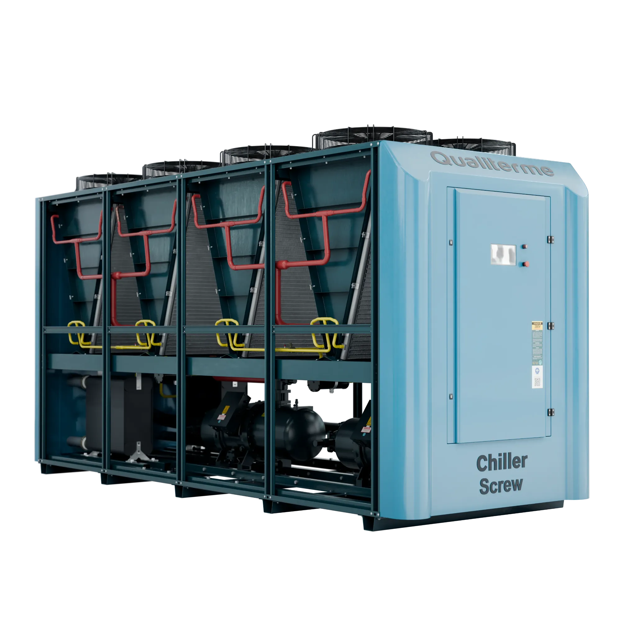 Componentes internos Chiller Screw Qualiterme